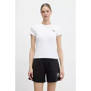 Puma tricou culoarea alb, 629766 imagine
