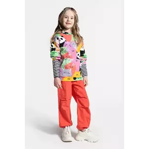 Coccodrillo pantaloni culoarea portocaliu, REBEL GIRL KIDS imagine