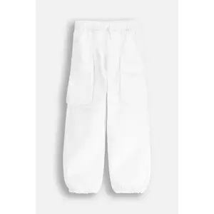 Coccodrillo pantaloni culoarea alb, REBEL GIRL JUNIOR imagine