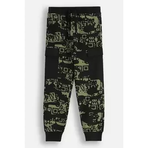 Coccodrillo pantaloni de trening culoarea verde, cu imprimeu, GAMER BOY JUNIOR imagine