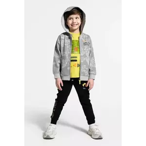 Coccodrillo pantaloni de trening culoarea negru, GAMER BOY KIDS imagine