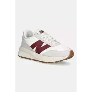 New Balance sneakers 370 culoarea alb, U370CB imagine