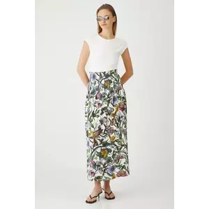 Medicine fusta culoarea bej, maxi, evazati imagine