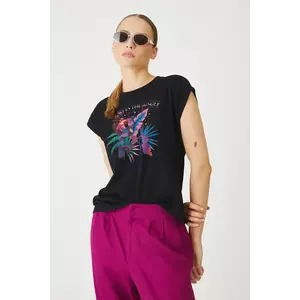 Medicine tricou din bumbac culoarea negru imagine