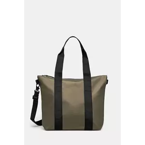 Rains geantă Tote Bag Mini W3 culoarea verde, 14160.105 imagine