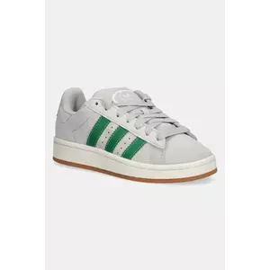 adidas Originals sneakers de piele întoarsă pentru copii CAMPUS 00s culoarea gri, JI0287 imagine