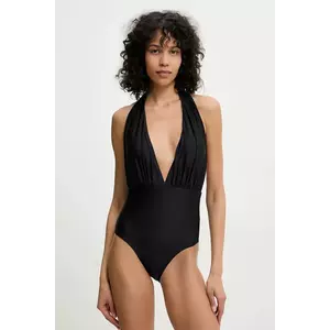 Answear Lab costum de baie dintr-o bucată culoarea negru, cupa usor rigidizata imagine