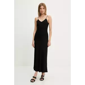 Answear Lab rochie culoarea negru, maxi, evazati imagine