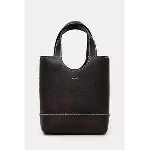 Bally poseta de piele culoarea maro, WAE069 imagine