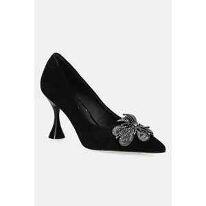GOE tocuri din piele intoarsa culoarea negru, RR2N4210 imagine
