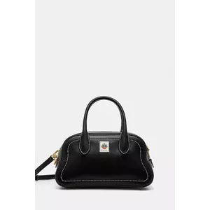 Bally poseta de piele culoarea negru, WAS02L imagine