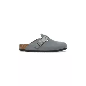 Birkenstock papuci din piele Boston Braided femei, 1029086 imagine