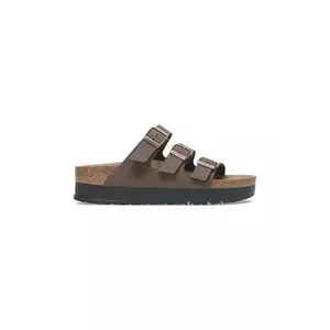 Pantofi Birkenstock Florida III Flex Platform Vegan Birkenstock x Papillio femei, culoarea maro, cu platforma, 1029741 imagine