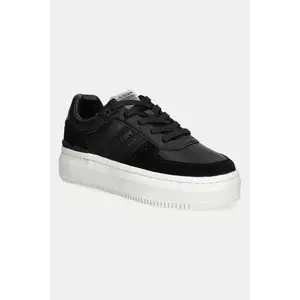 G-Star Raw sneakers EVE BSC LEA W femei, culoarea negru, 2411076501.BLK.GNMET imagine