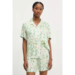 Answear Lab pijama femei, culoarea verde imagine