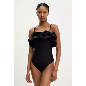 Answear Lab costum de baie dintr-o bucată culoarea negru, cupa usor rigidizata imagine