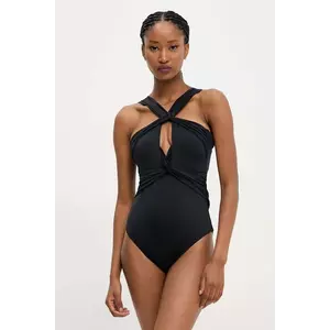 Answear Lab costum de baie dintr-o bucată culoarea negru, cupa usor rigidizata imagine