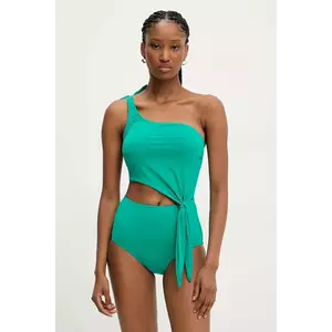 Answear Lab costum de baie dintr-o bucată culoarea verde, cupa rigidizata imagine