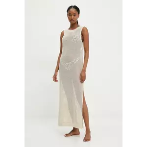Answear Lab rochie de plaja culoarea bej imagine