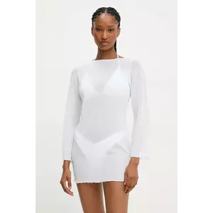 Answear Lab – costum de baie din două piese și rochie culoarea alb, cupa usor rigidizata imagine