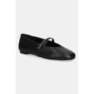 Steve Madden balerini de piele Rejoice culoarea negru, SM11003565 imagine