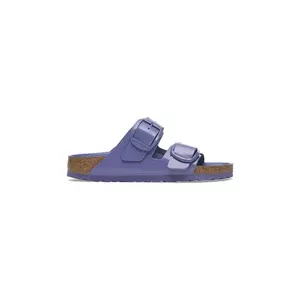 Birkenstock slapi de piele Arizona Big Buckle femei, culoarea violet, 1029368 imagine