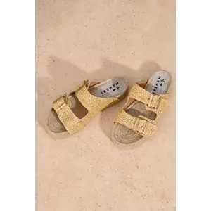 Manebi papuci Nordic Sandals femei, culoarea bej, V 2.8 R0 imagine