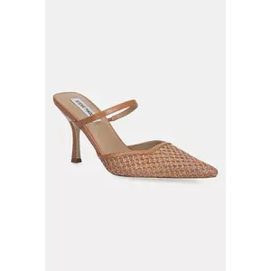 Steve Madden papuci Brinley femei, culoarea maro, cu toc cui, SM11003704 imagine