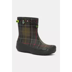 Crocs cizme Crocs x Barbour Classic Boot culoarea verde, 210899 imagine