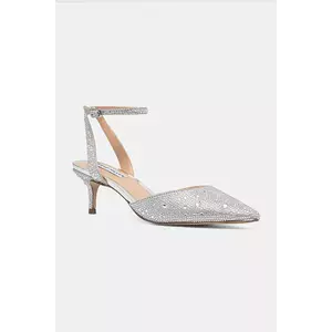 Steve Madden pantofi cu toc Kittie-R culoarea argintiu, SM11003690 imagine