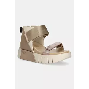 United Nude sandale Delta Run femei, culoarea bej, toc pana, 1041086116 imagine