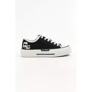 Karl Lagerfeld tenisi KAMPUS MAX III culoarea negru, KL60614T imagine