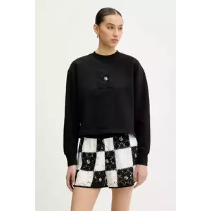 Karl Lagerfeld Jeans hanorac de bumbac culoarea negru, cu imprimeu, A2W20018 imagine