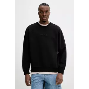 Vans hanorac de bumbac culoarea negru, cu imprimeu, VN000NWBBLK1 imagine