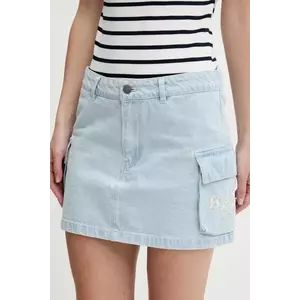 Karl Kani fustă din denim mini, evazati, PD00001820 imagine