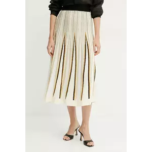 Forte Forte fustă culoarea bej, maxi, evazati, 13935 my skirt imagine
