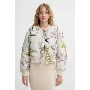 Stine Goya geacă bomber culoarea bej, de tranzitie, SG-SS25-J028-2269 imagine