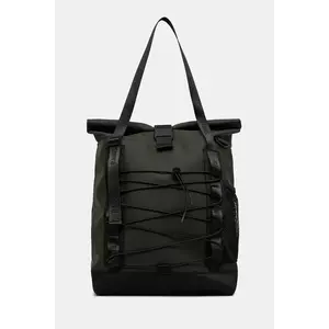 Rains geantă Trail Rolltop Tote Bag W3 culoarea verde, 13390 imagine