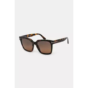 Tom Ford ochelari de soare Selby culoarea bordo, FT0952_5552H imagine