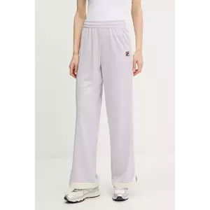 Fila pantaloni de trening Lorce culoarea violet, uni, FAW1012 imagine
