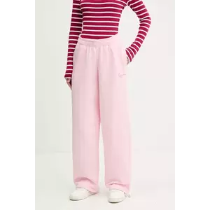 Karl Kani pantaloni de trening culoarea roz, uni, 61030060 imagine