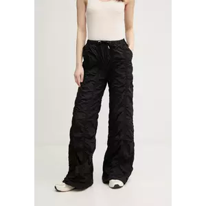 Alpha Industries pantaloni Parachute Pants Wmn culoarea negru, drept, high waist, 156022 imagine