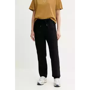 Picture pantaloni Chimany culoarea negru, drept, high waist, WJS0032 imagine