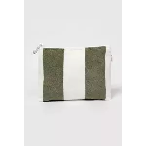 SunnyLife Vacay Olive Stripe culoarea verde imagine
