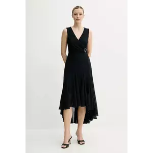 Morgan rochie REEL culoarea bleumarin, midi, evazati, REEL imagine