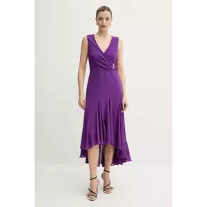 Morgan rochie REEL culoarea violet, midi, evazati, REEL imagine
