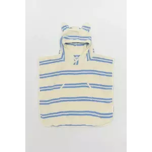 SunnyLife prosop din bumbac pentru copii Sammy the Seagull Blue Stripe imagine