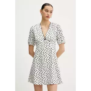 Tommy Jeans rochie culoarea bleumarin, mini, evazati, DW0DW20337 imagine