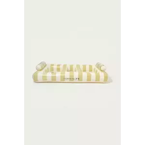 SunnyLife saltea pneumatică pentru înot Casa Sand Stripe culoarea galben imagine