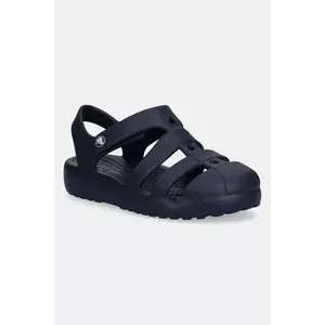Crocs sandale CLASSIC FISHERMAN KIDS culoarea bleumarin, 210625 imagine